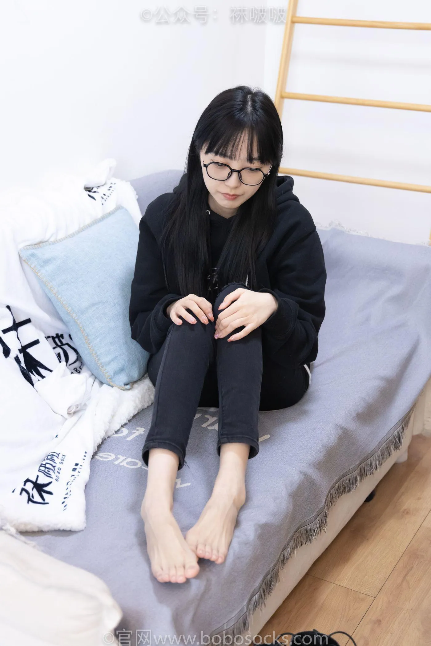 [BoBoSocks袜啵啵]NO.061 稚予-短靴、白棉袜、裸足 [145P]插图
